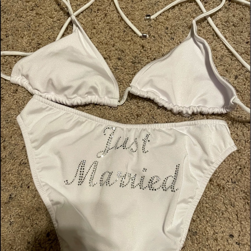 BRAND NEW JUST MARRIED BIKINI